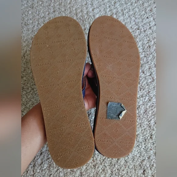 Hari Mari Navy Meadows Flip-Flop size 8 - Picture 4 of 12